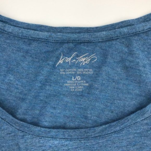 Lord & Taylor Long Sleeve Tee sz L - Picture 5 of 5